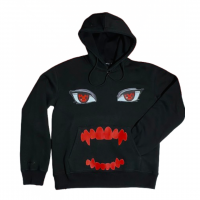 هودى  اسود اوفر سايز